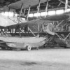 Hangar van het MVK Veere%2C met links op de foto een Friedrichshafen en achterin een Gotha WD-II